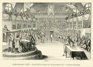 Louis XVI à la barre de la Convention.