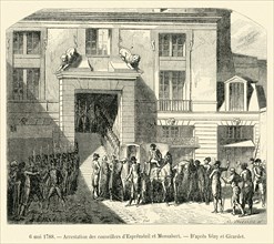 The Arrest of the Advisors of Espréménil and Monsabert.