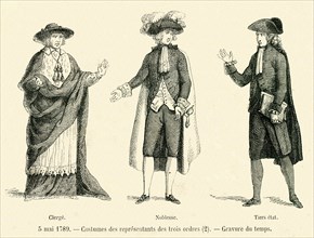 Outfits warn by the representatives of the three orders.