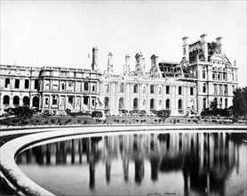 The Commune (Paris, 1871). The Tuileries Palace.