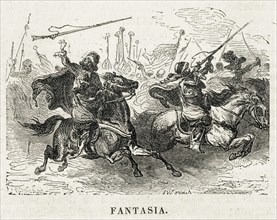 Fantasia. Horses. The Maghreb. Algeria.
