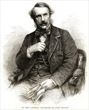 Sir John Lawrence, Gouverneur de l'Inde Anglaise (1864).