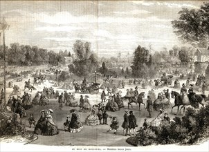 1864. Le Bois de Boulogne.