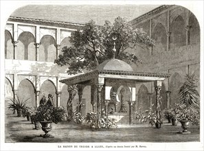 Algeria. The Maison du Trésor in Alger (1864).