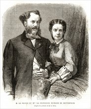 Le Prince et la Princesse Richard de Metternich (1864).