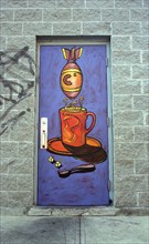 Montreal - Quebec. Popular Art. Street paintings.