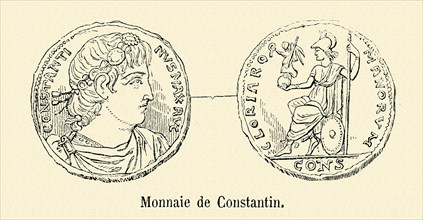 Monnaie frappée sous le règne de Constantin Ier
