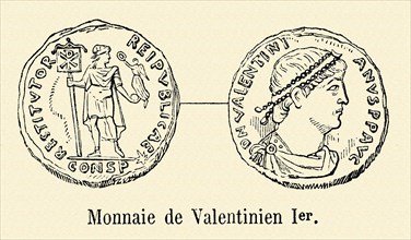 Coin minted under the reign of Valentinian I