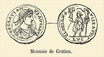 Coin minted under the reign of Gratian