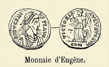 Coin minted under the reign of Flavius Eugenius