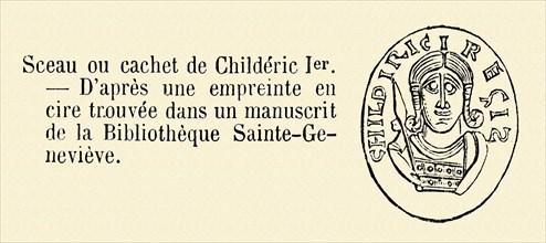 Seal or stamp of Childeric I.