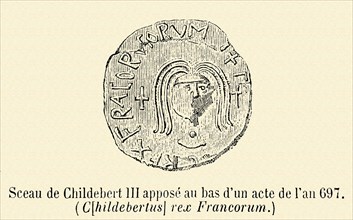 Sceau de Childebert III
