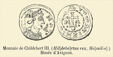 Money of Childebert III.
