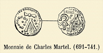 Money of Charles Martel (691-741).
