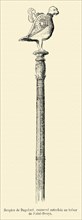Sceptre of Dagobert, previously housed in the treasury of Saint-Denis.