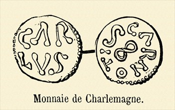 Coin of Charlemagne.