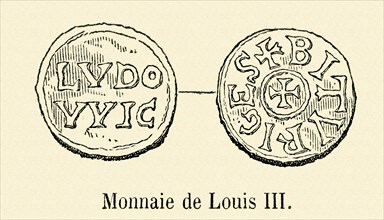 Coin of Louis III.