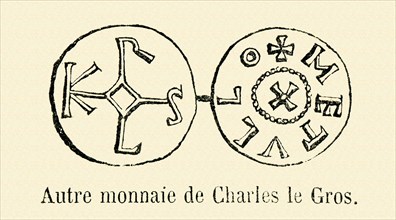 Monnaie de Charles le Gros.