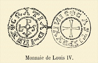 Coin of Louis IV.