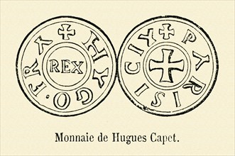 Coin of Hugues Capet.