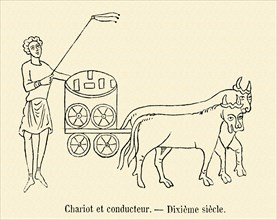 Chariot and driver.