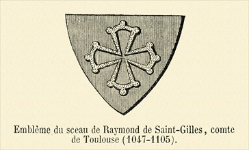Emblem of the seal of Raymond of St Gilles