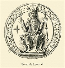 Sceau de Louis VI.
