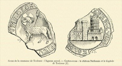 Seal for the commune of Toulouse.