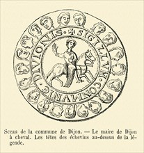Seal of the commune of Dijon.