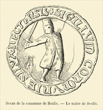 Seal of the commune of Senlis.