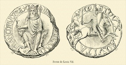 Seal of Louis VII.