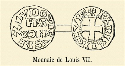Monnaie de Louis VII.