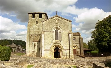 Roman Church in Montcaret.