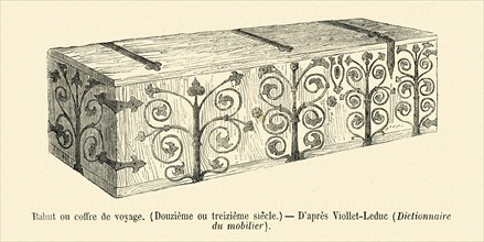 Chest or travelling box.