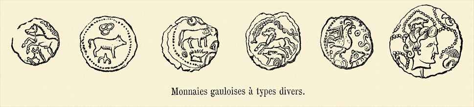 Gallic coins.
