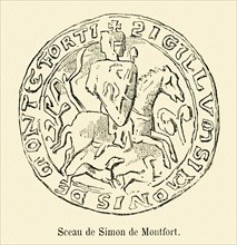Sceau de Simon de Montfort.
