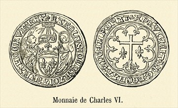 Monnaie de Charles VI.