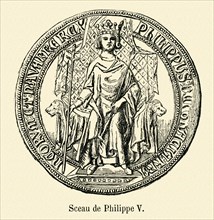 Sceau de Philippe V.