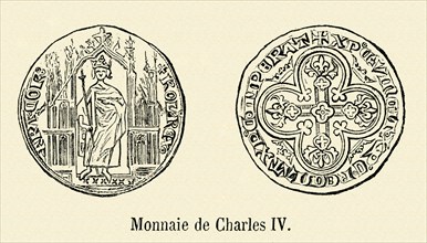 Coin of Charles IV.
