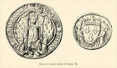 Seal and counter-seal of Louis XI.