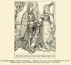 Maximilien d'Autriche et Marie de Bourgogne.