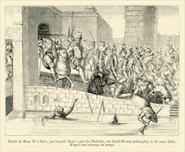 Arrival of Henry IV in Paris.