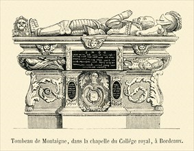Tomb of Montaigne.