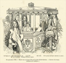 Entrée du roi Louis XV par la porte Saint-Antoine.
