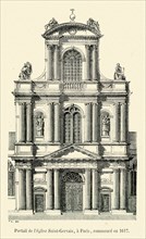 Entrance of the Church of Saint-Gervais