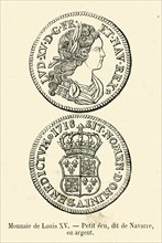 Coin of Louis XV.