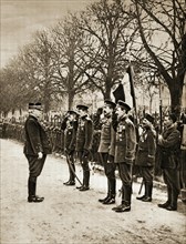 General Joffé addresses his newly decorated men
