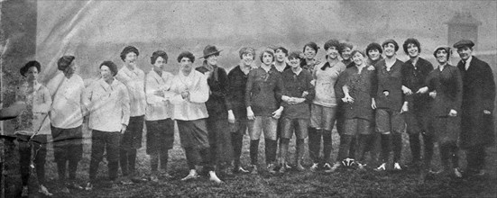 Les premières équipes de fooball féminin en Angleterre