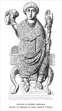 Anastasius in consulary costume.