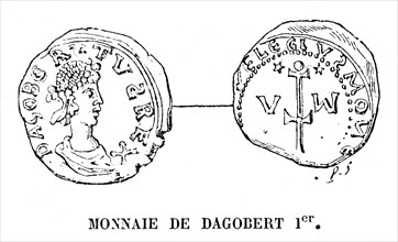 Coin of Dagobert 1st